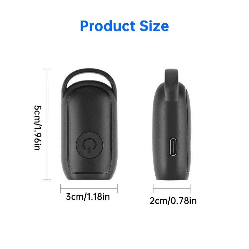 Portable Dog & Cat Repellent, Rechargeable 180mAh Ultrasonic Anti Bark Device, 23-40KHZ with Flashlight for Outdoor Use