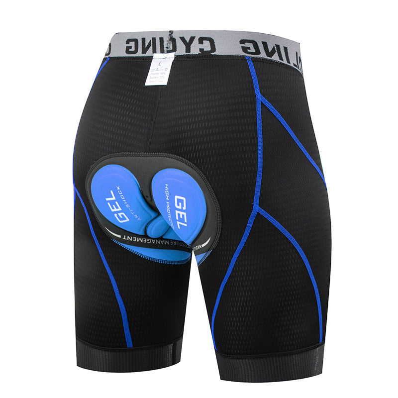 Cycling Shorts with Thick Silicone Padding, Breathable and High-Elastic Mountain and Road Bike Riding Pants