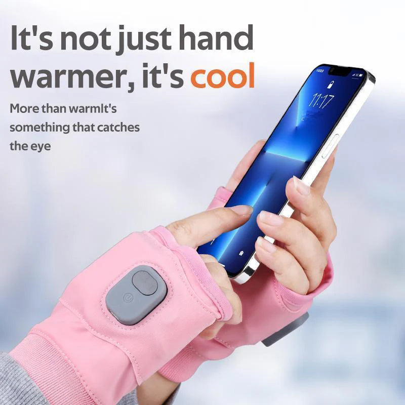 1 Pair of Rechargeable Heated Gloves. USB-powered; great for outdoor activities like cycling, skiing, and motorcycling.