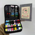 DIY Imitation Linen Sewing Book with Embroidery. Personalize, Improve Skills. Portable