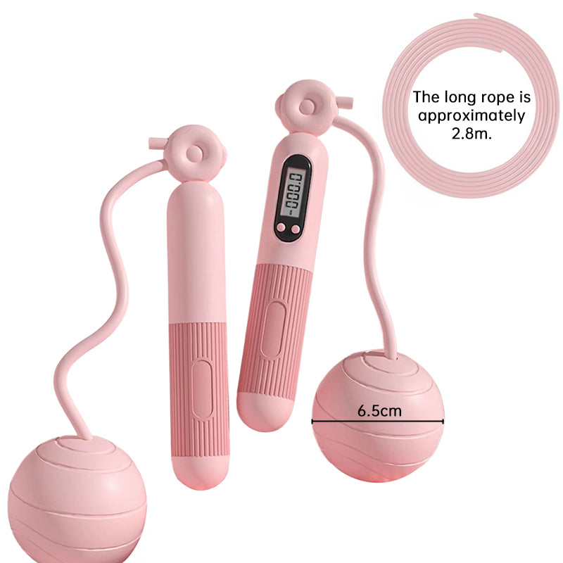 Intelligent Counting Jump Rope - with LCD Display for Home Gym Fitness for Adult, Men, Women & Kids