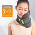 Memory Foam Travel Pillow for Plane, Train & Car - Neck Support Cushion with removable, washable Cover - ideal for sleeping