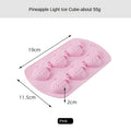 Jelly Yogurt Silicone Ice Cube Tray - Kitchen Fruit-Shaped Durable Cute Easy-to-Release Ice Mold