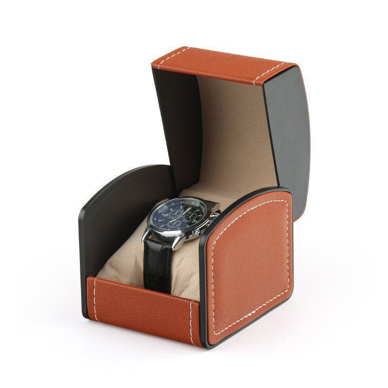 New European Men's PU Leather Watch Watch Box Mechanical Watch Storage Box Watch Gift Box
