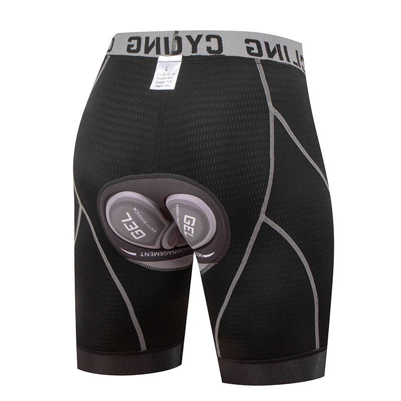 Cycling Shorts with Thick Silicone Padding, Breathable and High-Elastic Mountain and Road Bike Riding Pants