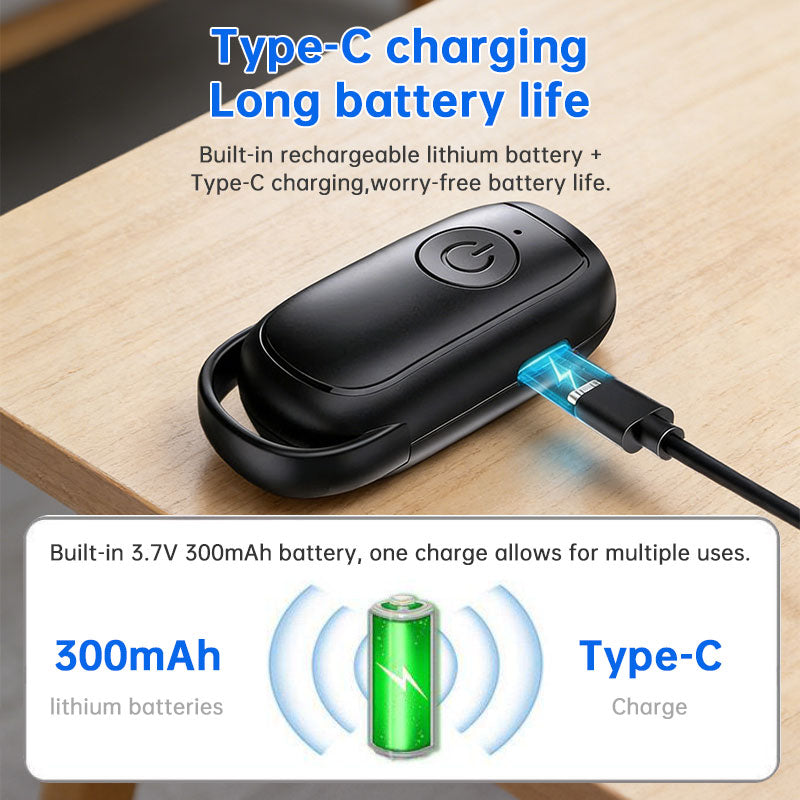 Portable Dog & Cat Repellent, Rechargeable 180mAh Ultrasonic Anti Bark Device, 23-40KHZ with Flashlight for Outdoor Use